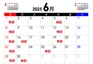 20256月かれんだー